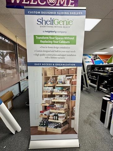Trade Show Booths- retractable banner stand